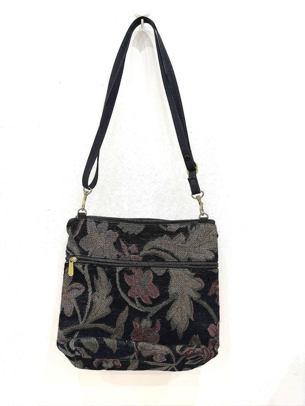 Danny K. Beverly Hills CA Floral Patterned Crossbody Bag